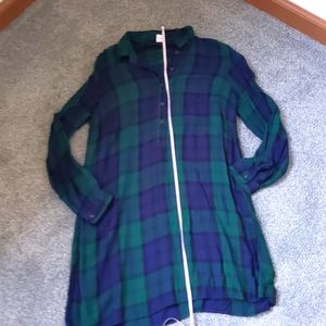 Old Navy plaid tunic dress